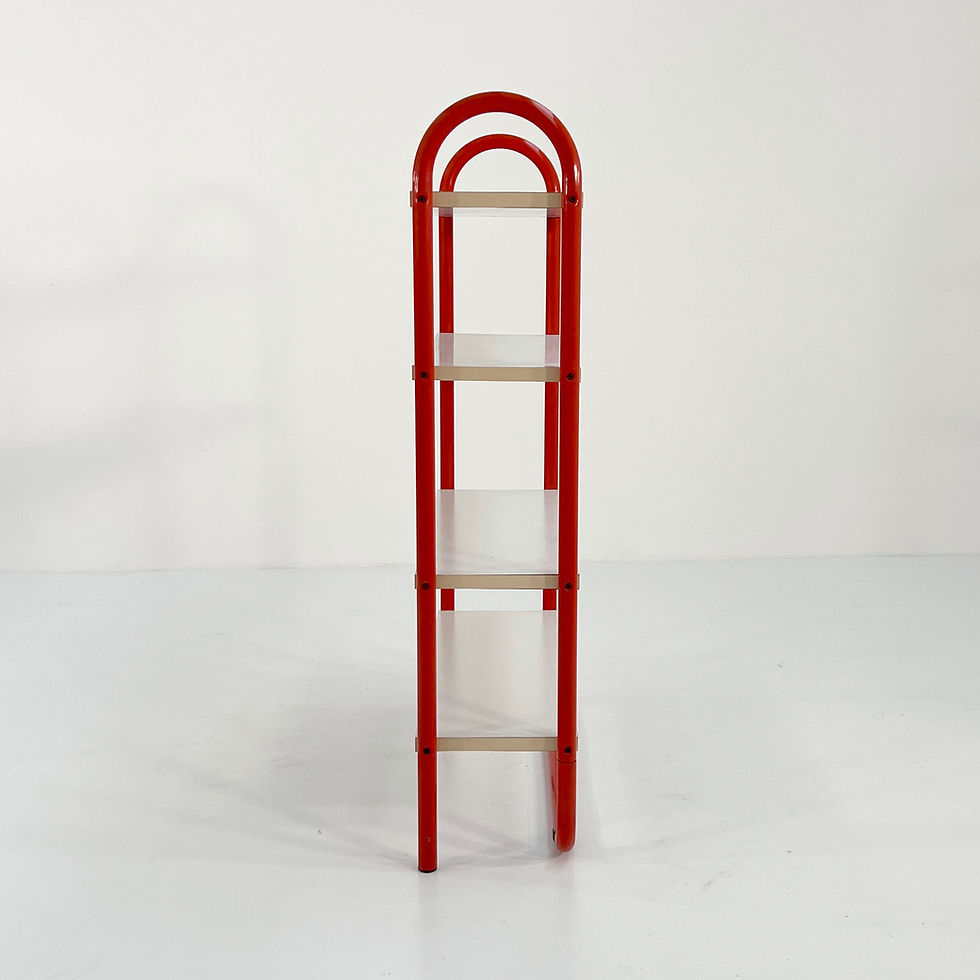 Thumbnail: Orange Tubular Bookcase, 1970s - SOLD