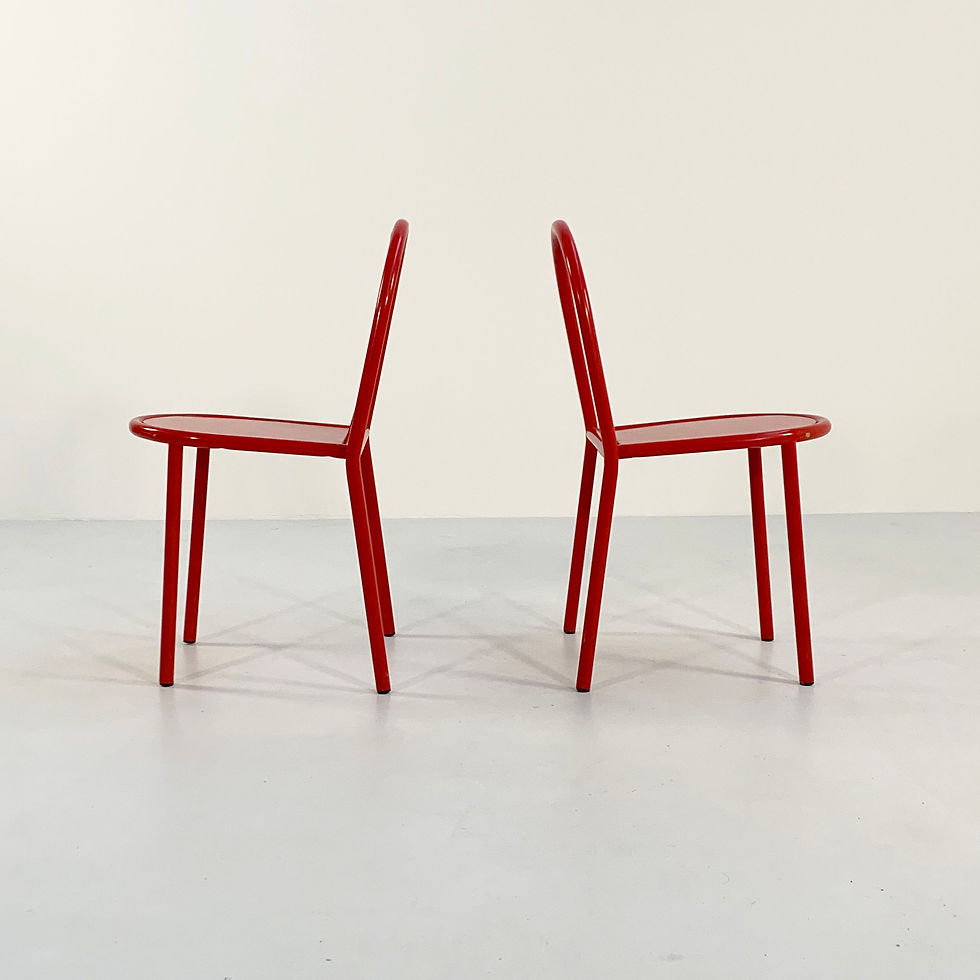Thumbnail: Set of 6 No.222 Chairs by Robert Mallet-Stevens for Pallucco Italia, 1980 - SOLD