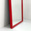 Thumbnail: Large Red Frame Mirror by Anna Castelli Ferrieri for Kartell, 1980s - SOLD