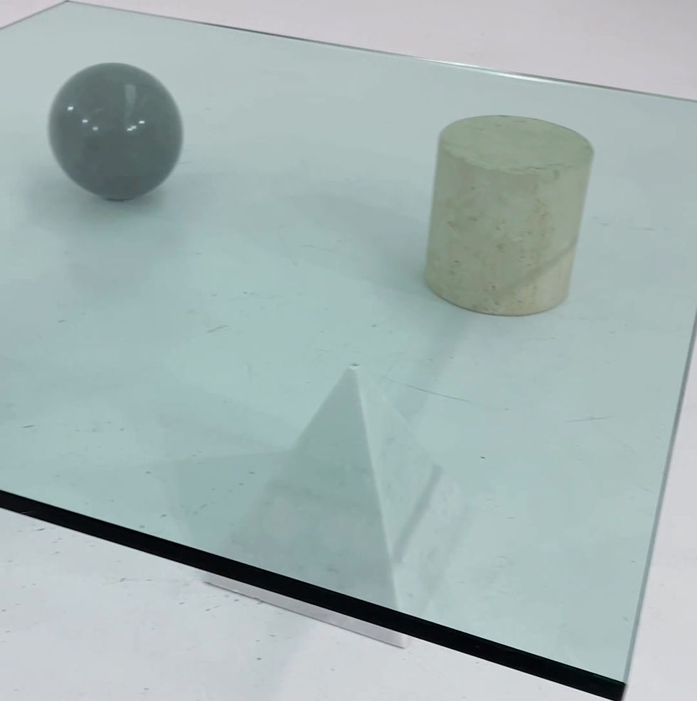 Thumbnail: Metaphora Coffee Table by Lella & Massimo Vignelli for Casigliani, 1970s - SOLD
