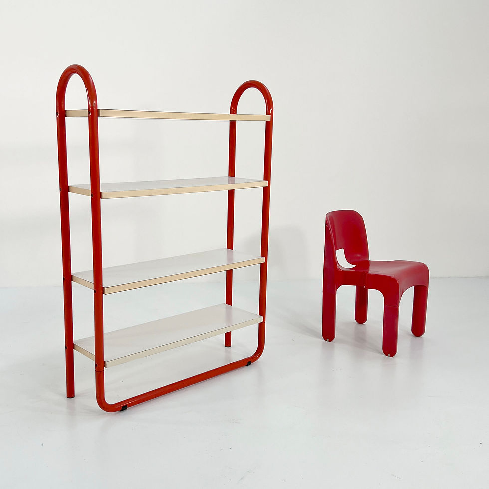 Thumbnail: Orange Tubular Bookcase, 1970s - SOLD