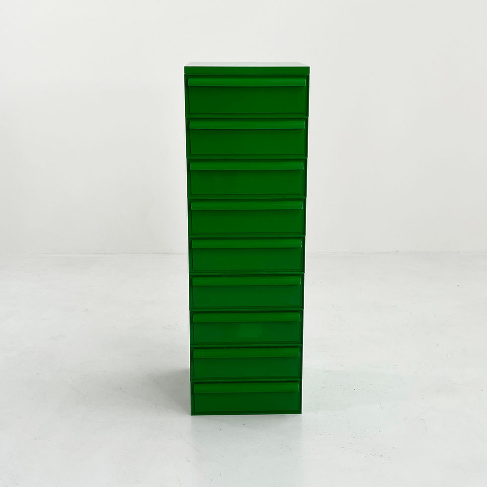 Thumbnail: Chest of Drawers Model 4601 on Wheels by Simon Fussell for Kartell, 1970s - SOLD