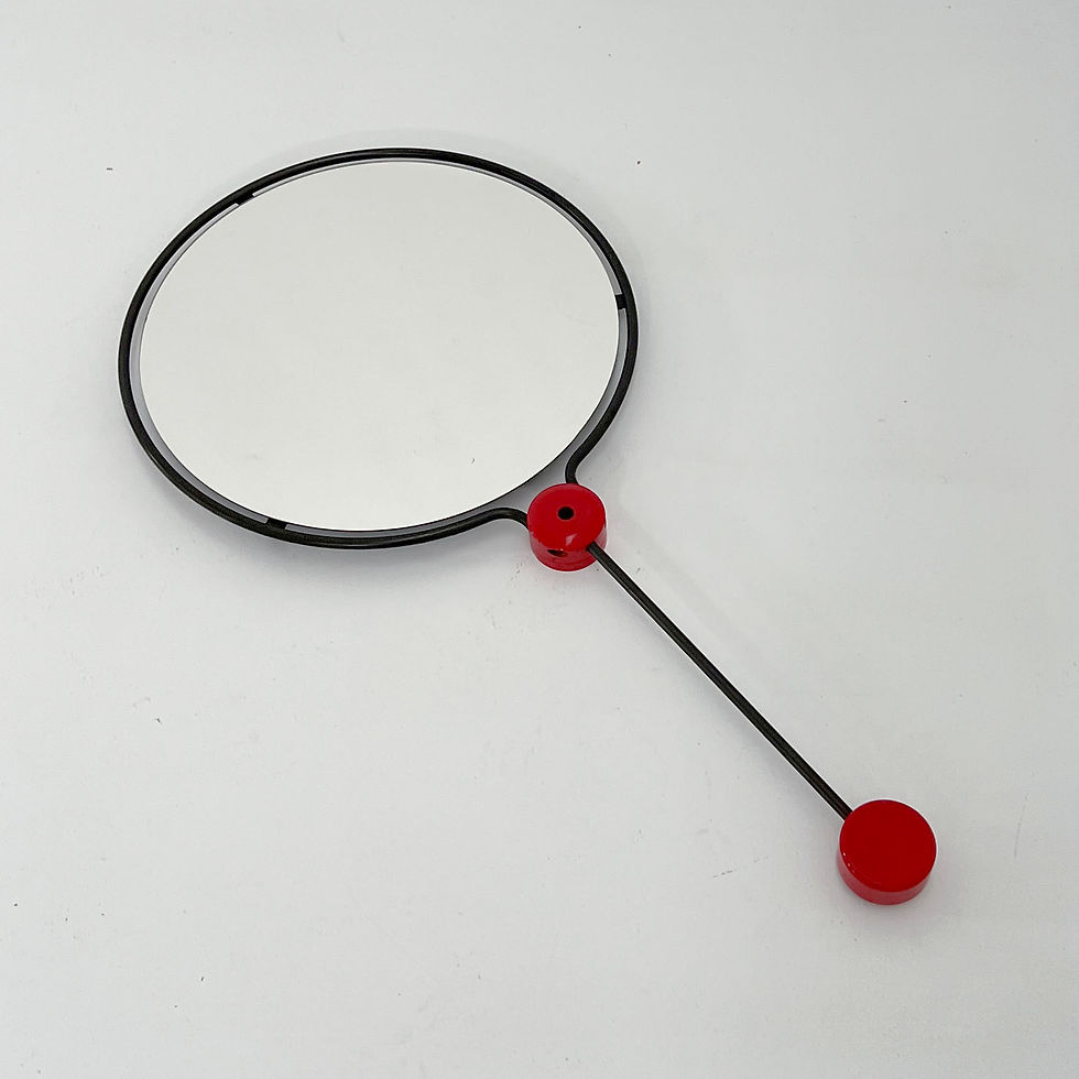 Thumbnail: Adjustable Mirror on Pivoting Axis, 1980s - SOLD