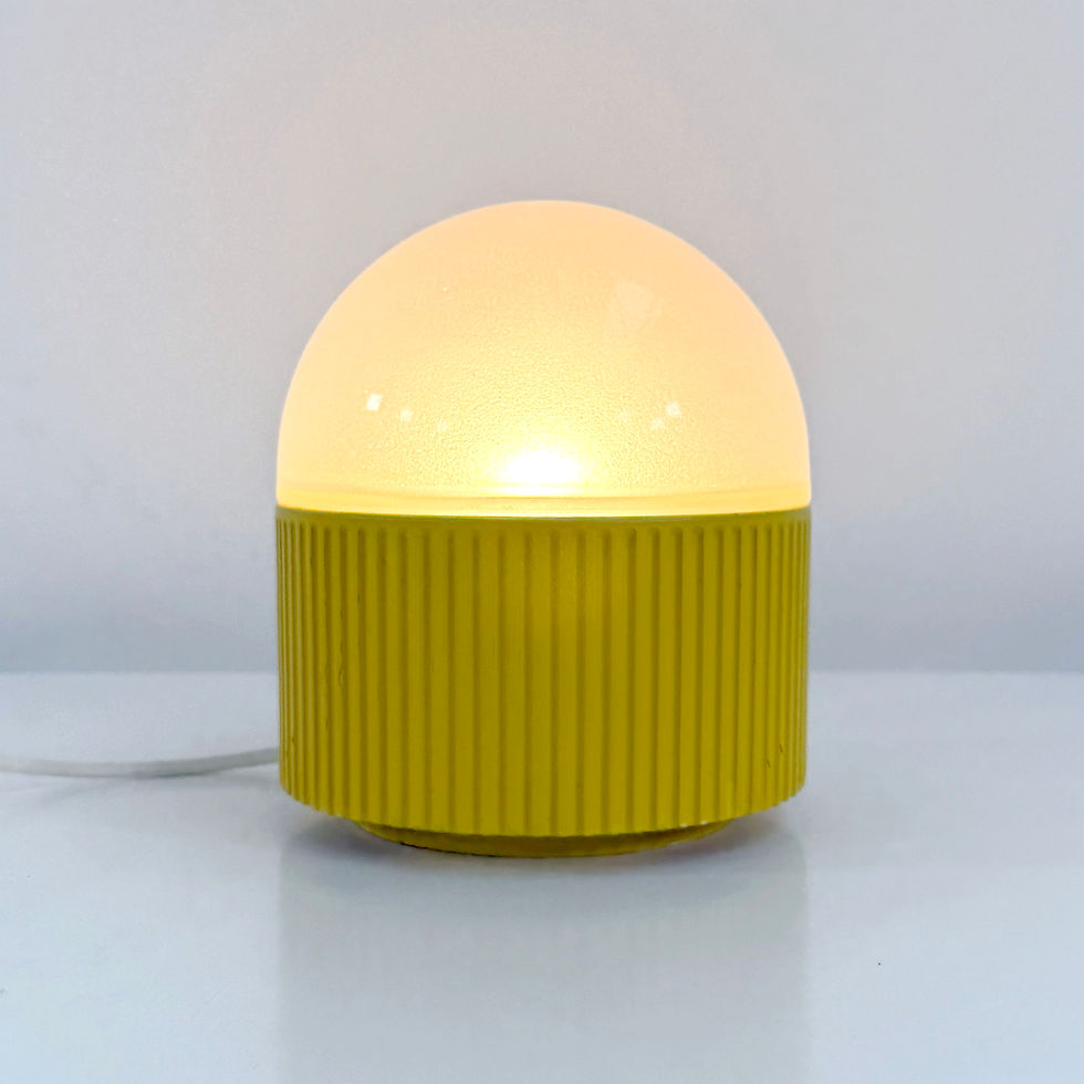 Yellow Buldone Lamp by R. Barbieri & G. Marianelli for Tronconi, 1980s - SOLD