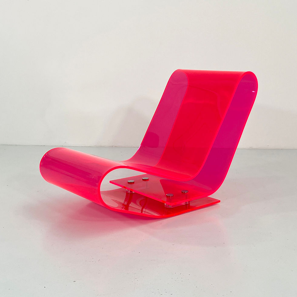 Pink LCP Lounge Chair by Maarten Van Severen for Kartell, 1990s - SOLD
