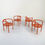 Thumbnail: Set of 4 Orange Locus Solus Chairs by Gae Aulenti for Poltronova, 1960s - SOLD