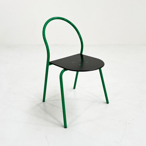 Green Il Bottone Chair by Paolo Parigi for Heron Parigi, 1980s SOLD