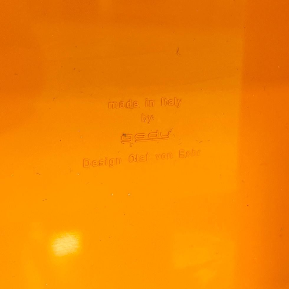 Thumbnail: Yellow Medicine Cabinet by Olaf Von Bohr for Gedy, 1970s - SOLD