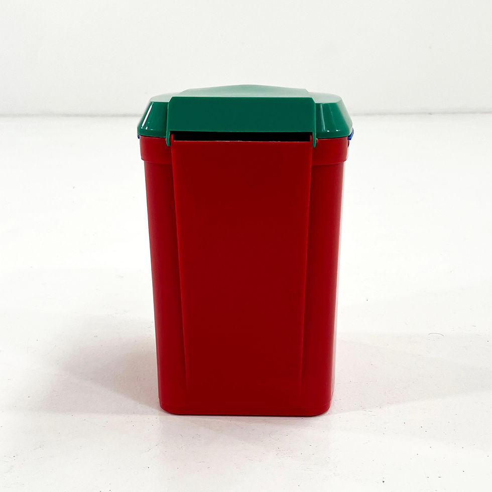 Thumbnail: Multicolor Memphis Style Bin, 1980s - SOLD