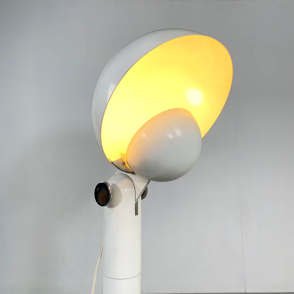 Thumbnail: White Cuffia Floor Lamp by Francesco Buzzi for Bieffeplast, 1960s - SOLD