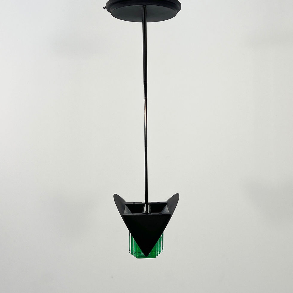 Thumbnail: Postmodern Murano Ceiling Light from Mazzega, 1970s