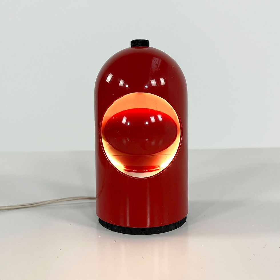 Red Selene Table Lamp from ABM, 1960s - SOLD