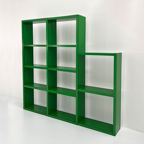 Green Modular Dodona 300 Bookcase by Ernesto Gismondi for Artemide
