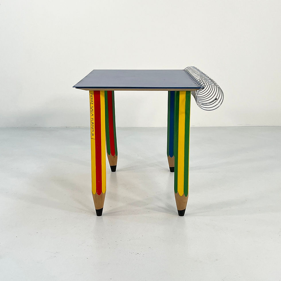 Thumbnail: Clairefontaine Desk by Pierre Sala for Chambon, 1984 - SOLD