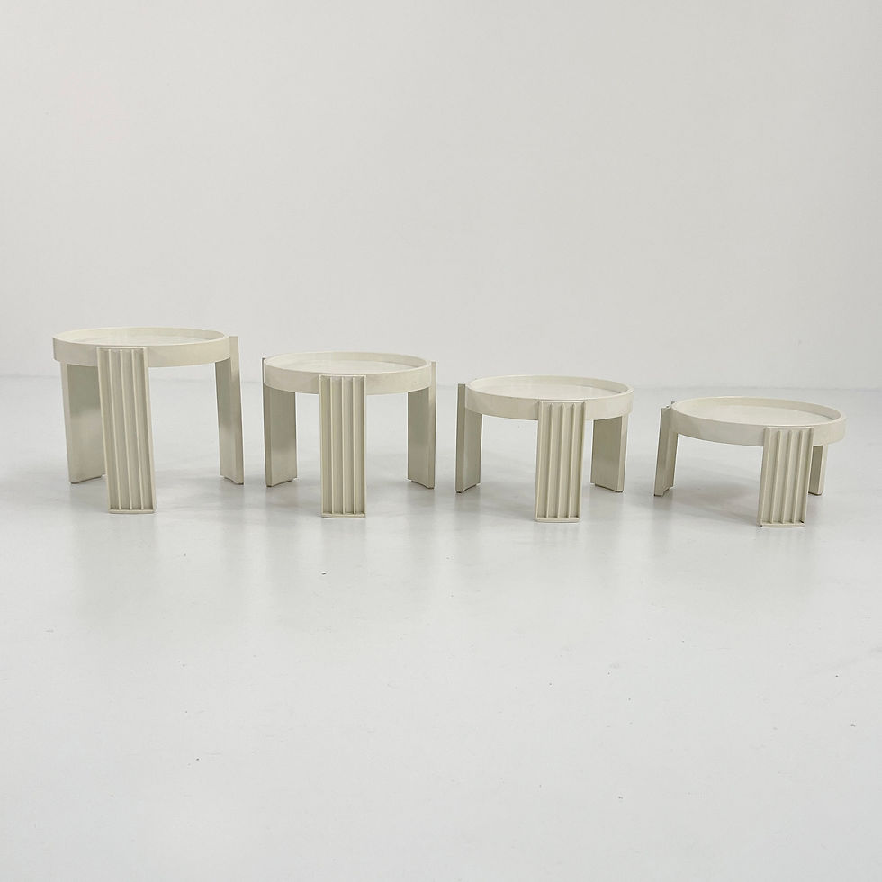 Thumbnail: Set of Marema Nesting Tables by Gianfranco Frattini for Cassina, 1960s - SOLD