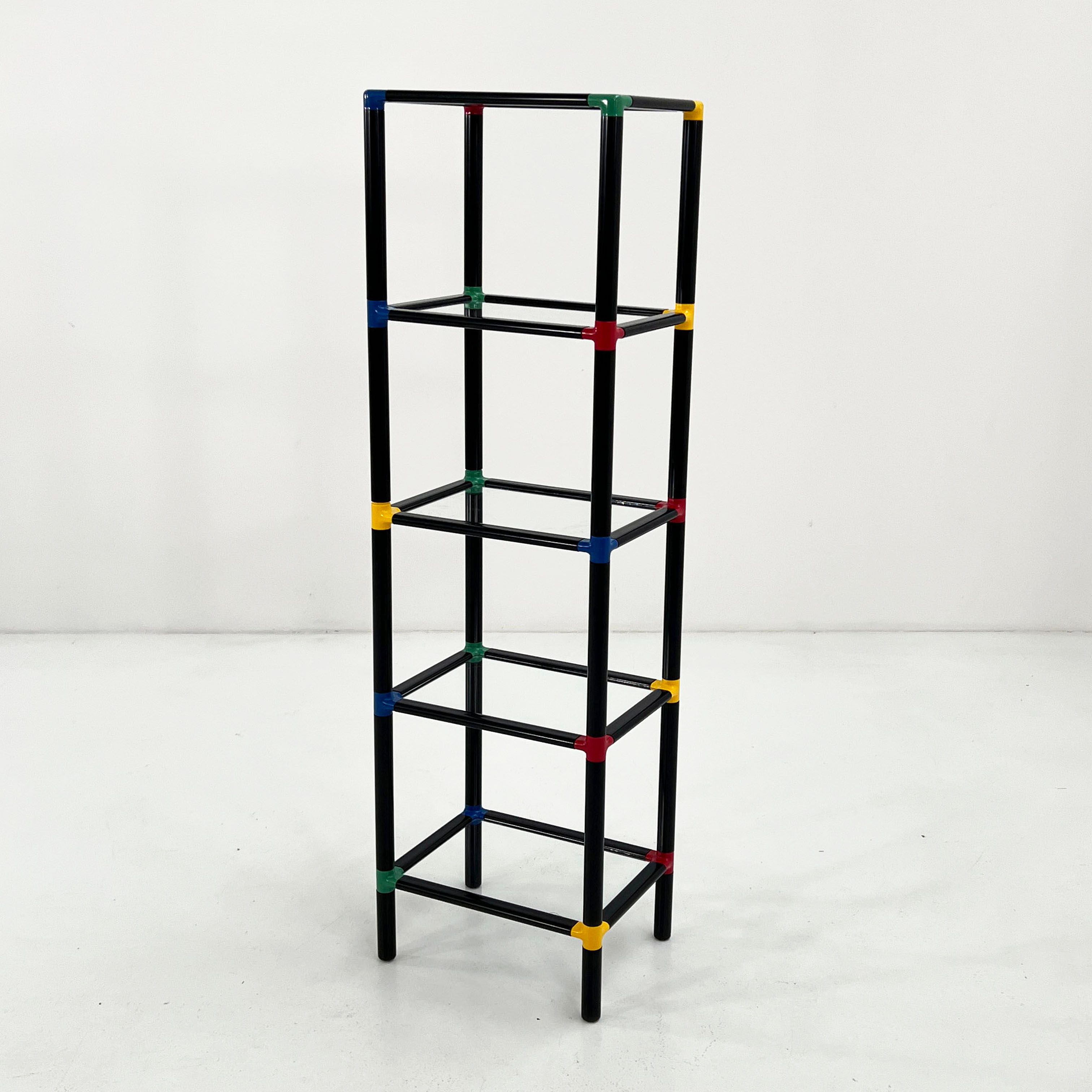 Postmodern Modular Standing Shelf, 1980s