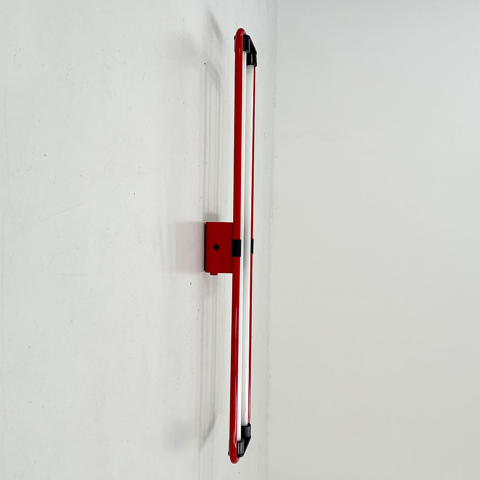 Thumbnail: Red Double Neon Wall Light by Gian N. Gigante for Zerbetto, 1980s - SOLD