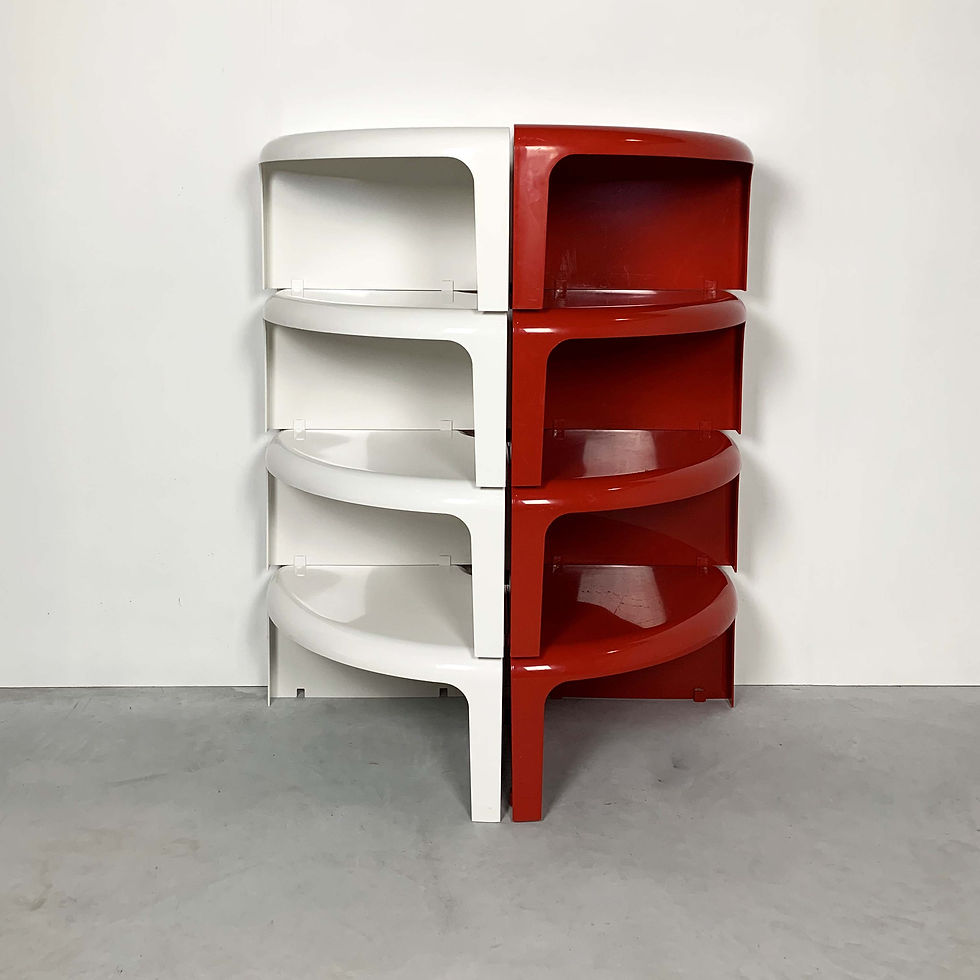 Thumbnail: Quattro Quarti 4/4 Stackable Tables by Rodolfo Bonetto - SOLD