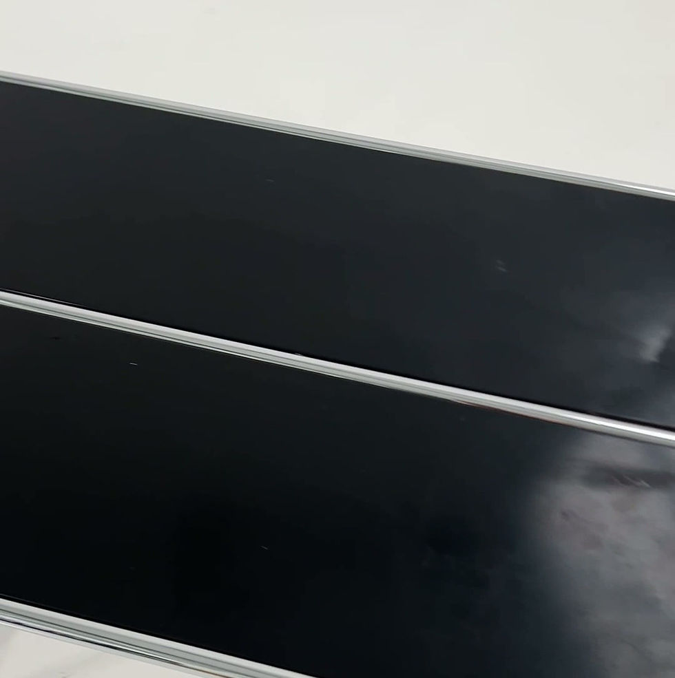 Thumbnail: Black Low Console / Side Table by F. Haller & P. Schärer for USM Haller, 1980s