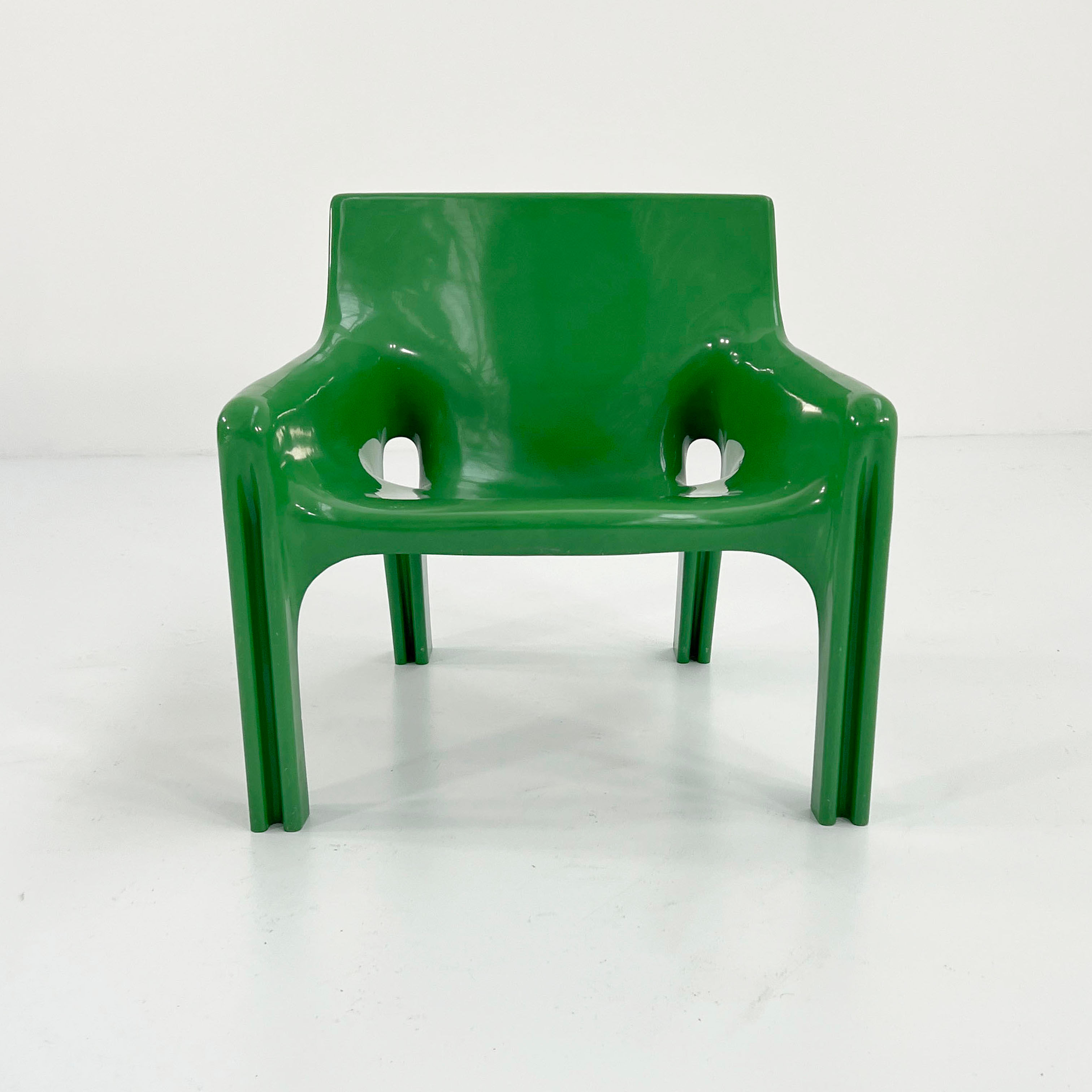 Green Vicario Lounge Chair by Vico Magistretti for Artemide, 1970s - SOLD