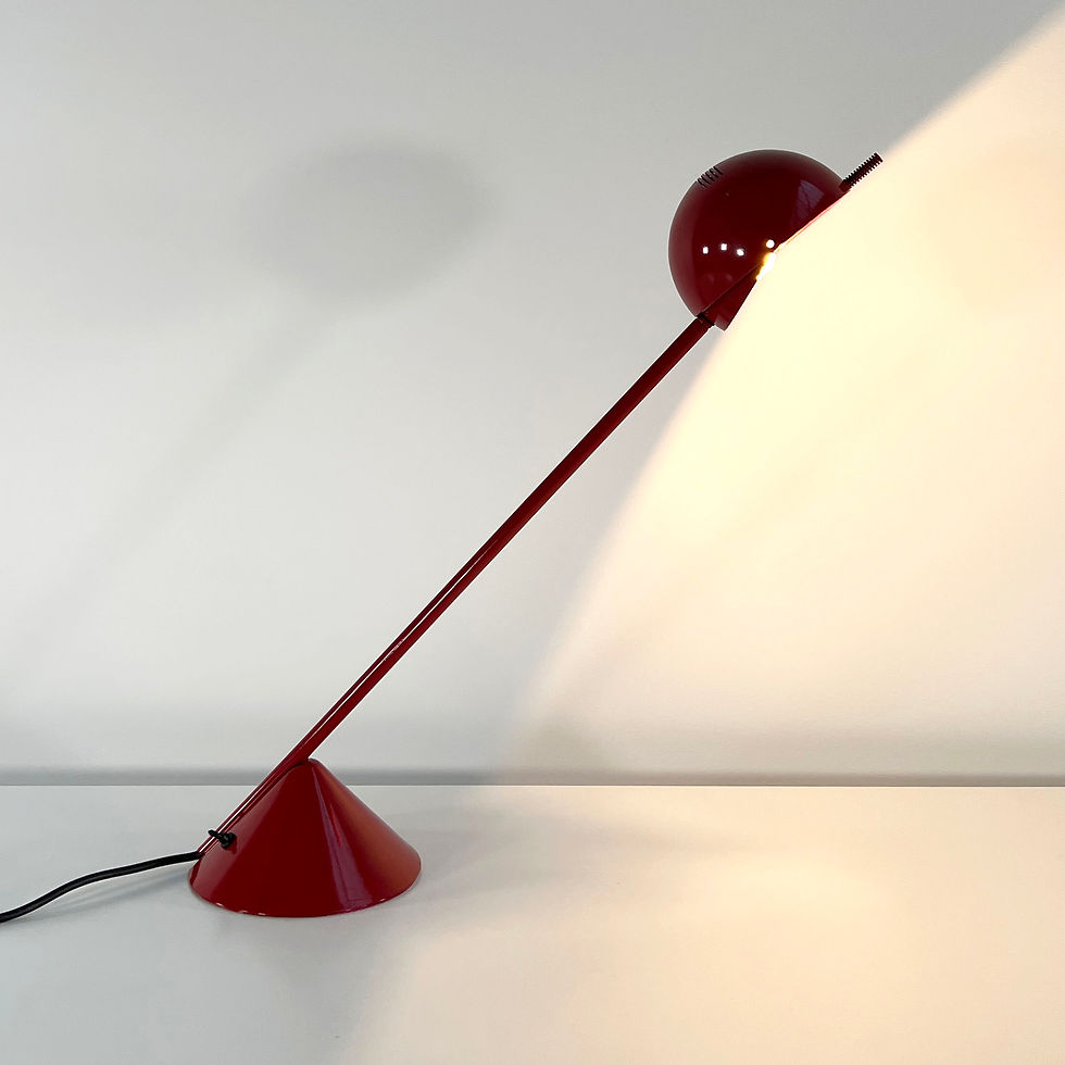 Thumbnail: Pacman Desk Lamp in Metal, 1970s - SOLD