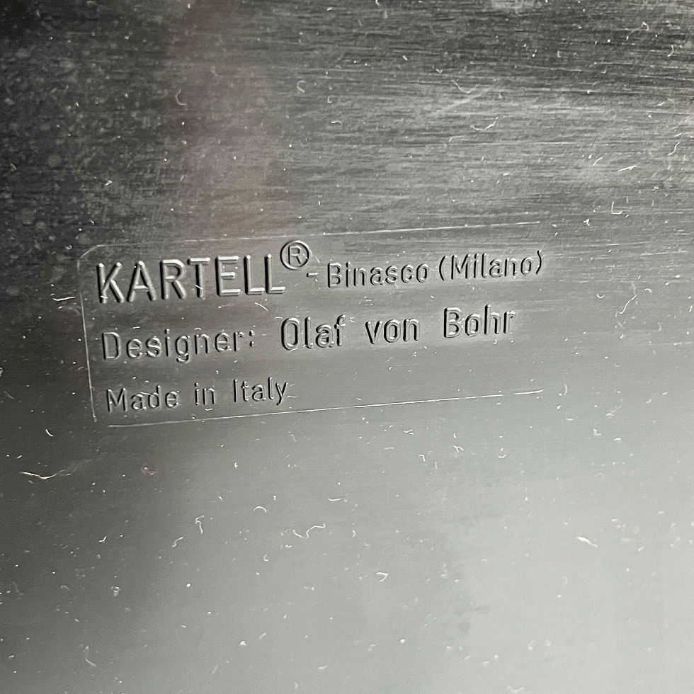 Thumbnail: Black Modular Shelf by Olaf Von Bohr for Kartell, 1970s