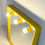 Thumbnail: Yellow Mirror with Lights from Gedy, 1970s - SOLD