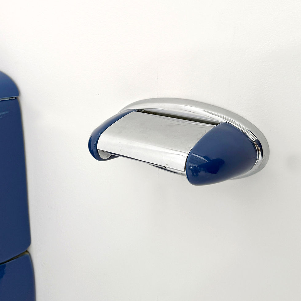 Thumbnail: Night Blue Bathroom Set by Luigi Colani for Villeroy & Boch, 1960s - SOLD