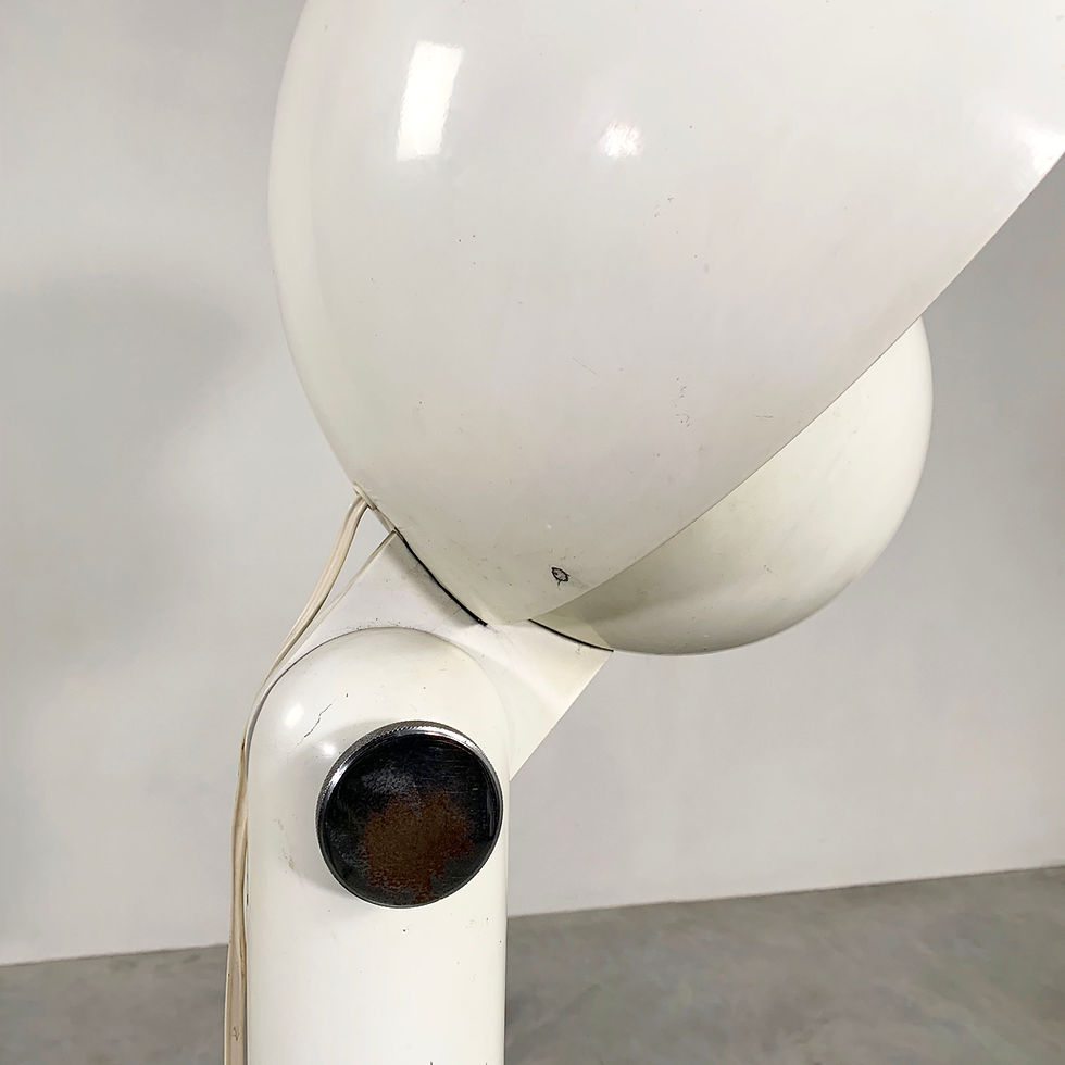 Thumbnail: White Cuffia Floor Lamp by Francesco Buzzi for Bieffeplast, 1960s - SOLD