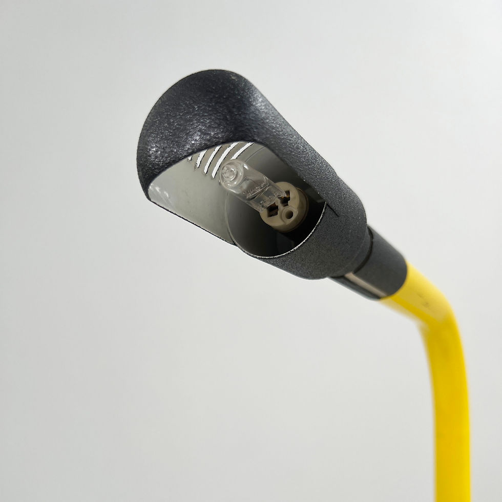 Thumbnail: Yellow Tubular Desk Lamp from Tronconi, 1980s - SOLD