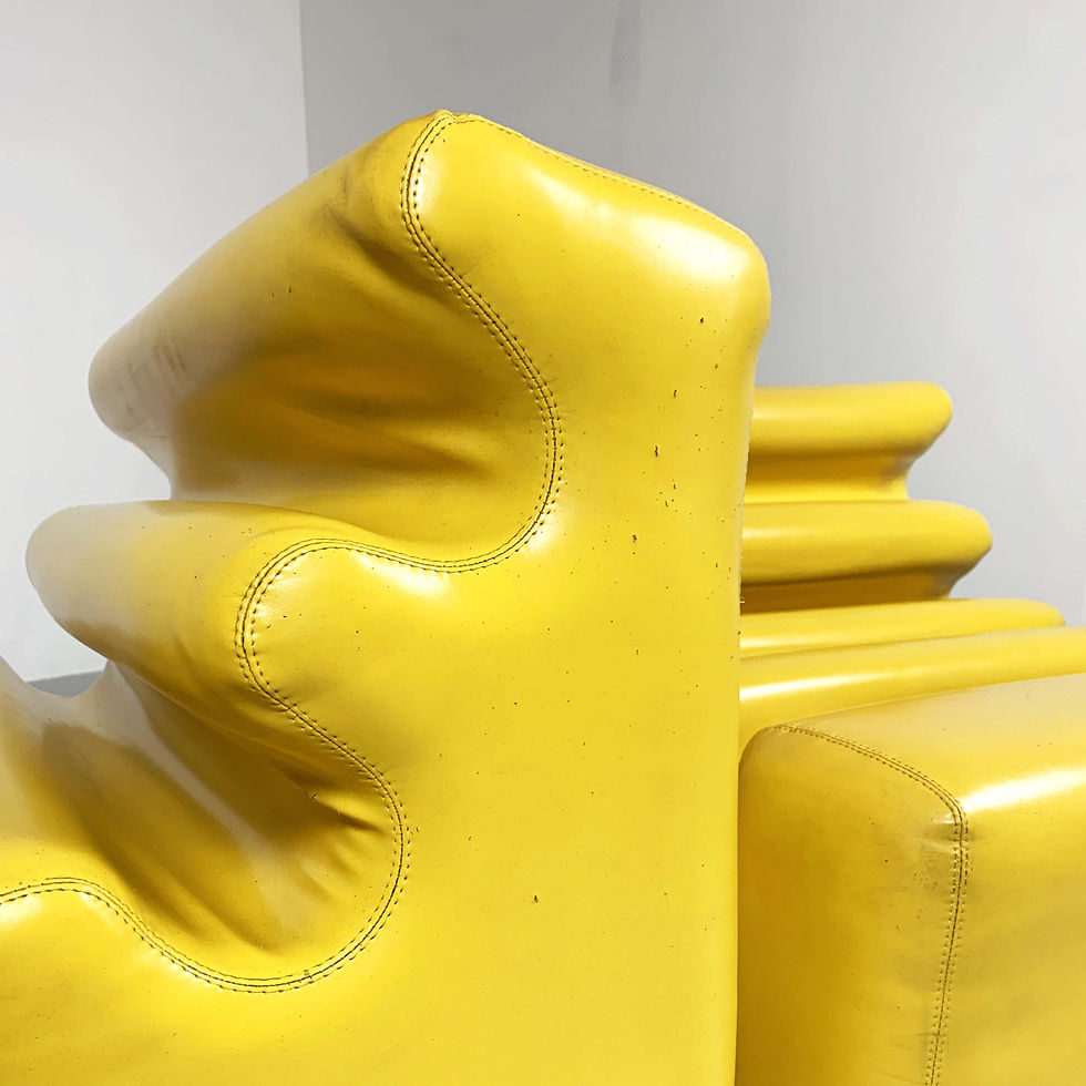Thumbnail: Yellow Karelia Lounge Chairs by Liisi Beckmann for Zanotta, 1970s - SOLD