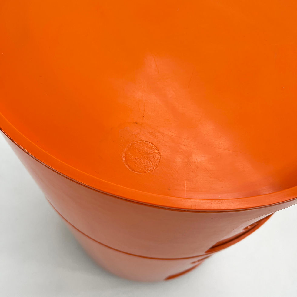 Thumbnail: Orange Round Componibili Storage Unit by Anna Castelli for Kartell, 1970s - SOLD