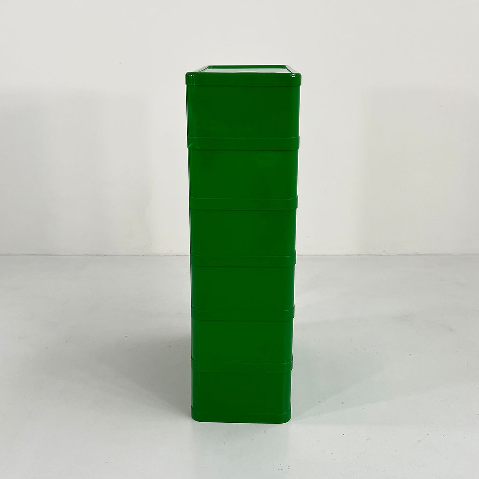 Thumbnail: Green Chest of Drawers Model 4964 by Olaf Von Bohr for Kartell, 1970s - SOLD
