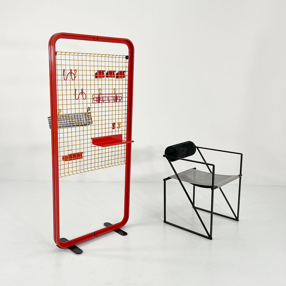 Thumbnail: Red Binetta Organiser by Boccato, Gigante & Zambusi for Seccose, 1980s - SOLD