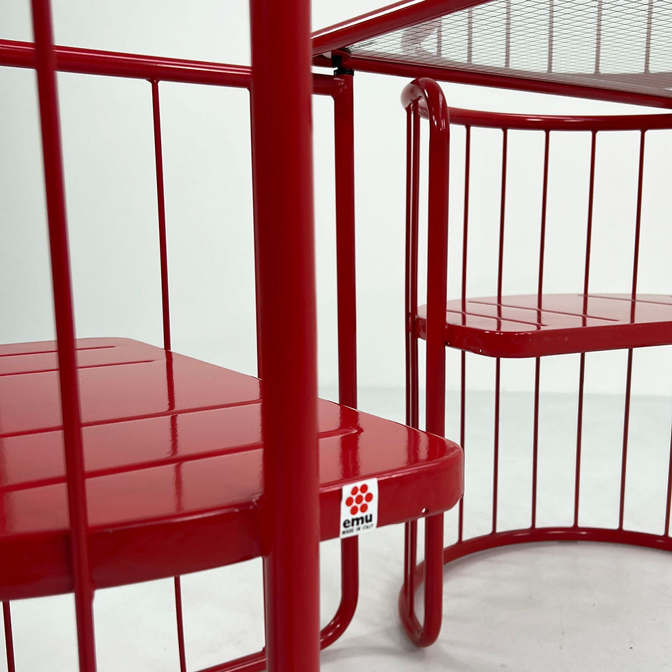 Thumbnail: Folding Patio Set from Emu, 1980s - SOLD