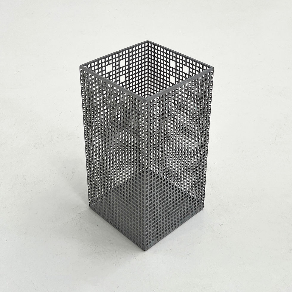 Thumbnail: Wastepaper Basket by Josef Hoffman for Bieffeplast, 1980s - SOLD
