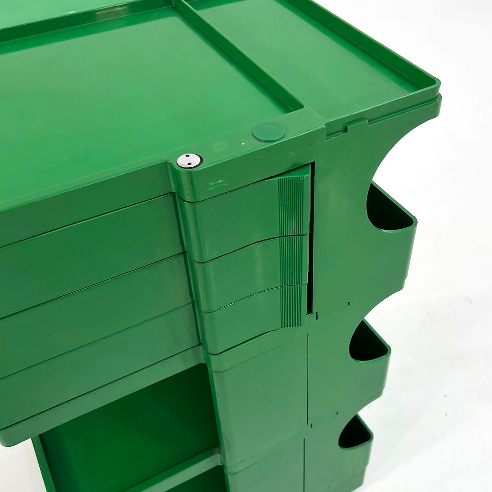 Thumbnail: Green Boby Trolley by Joe Colombo for Bieffeplast, 1960s