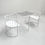 Thumbnail: White Patio Set from Emu, 1980s - SOLD