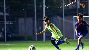 U12 evening training session