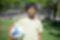 child with a ball