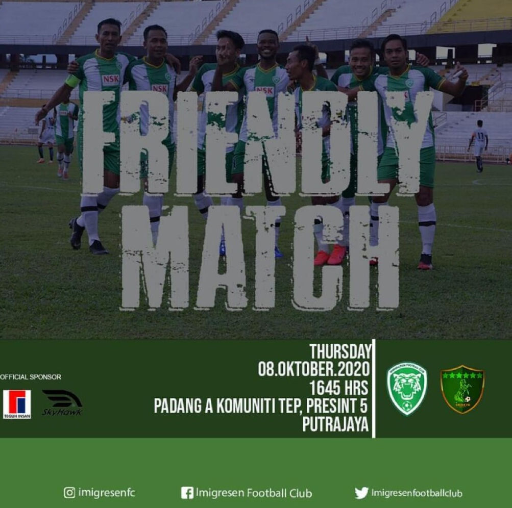 Emzee fc travels to putrajaya as they play Immigration Fc in their 