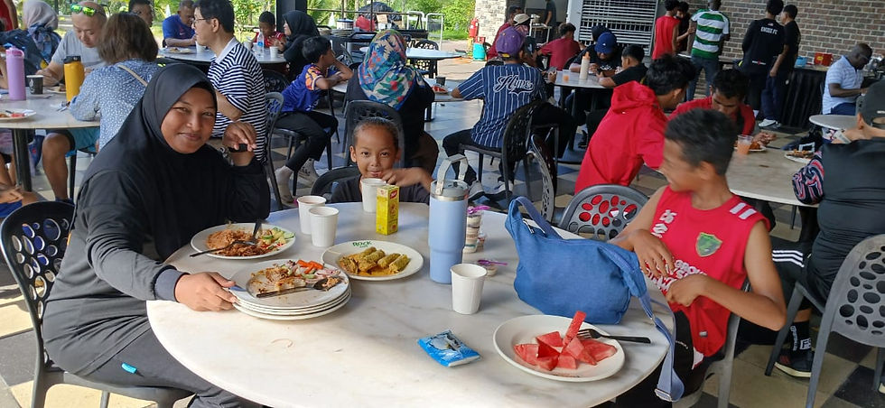 kids and parents bonding during our end of the year celebration