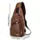 Thumbnail: Fashionable Faux leather Crossbody Bag For Men Women