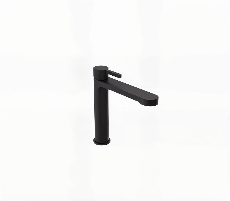 Noir I-FLS0075 High Spout Single Lever Basin Mixer (Black Finish)