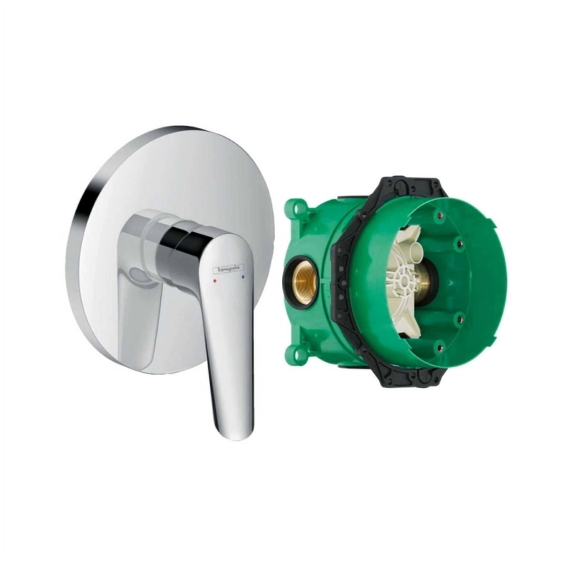 Logis E Single Lever Shower Mixer with iBox Universal for Concealed Installation