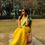 Thumbnail: Yellow-Green Stylish Anushree Organza Saree