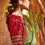 Thumbnail: Lehriya Design Parrot Green Color Brasso Silk Saree and Blouse