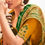 Thumbnail: Green and Yellow Combination Brasso Silk saree with Work Blouse