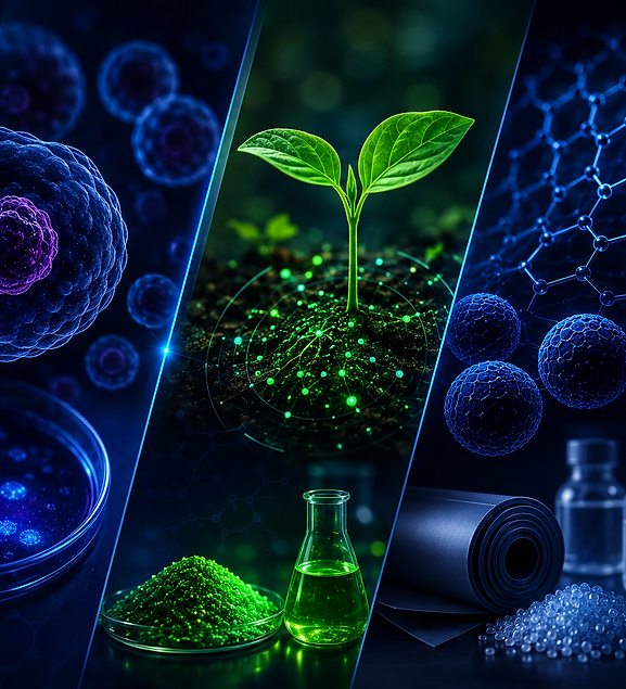Exemplo de Nanomateriais aplicados em plantas.