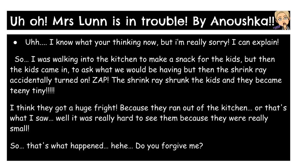 The day i shrunk essay picture